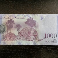 Банкнота - Венецуела - 1000 боливара UNC | 2017г., снимка 2 - Нумизматика и бонистика - 34875235