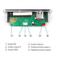 Чисто нов авто аудио модул за вграждане KEBIDU с Bluetooth 5.0 12 V 1. Поддържа FM radio /USB /SD , снимка 2 - Аудиосистеми - 29546958