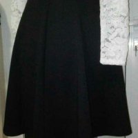 Луксозна рокля в черно и бяло, от дантела и плътен плат👗🌹S,M👗🌹арт.872 , снимка 4 - Рокли - 30729767