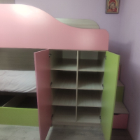 Двуетажно детско легло , снимка 4 - Мебели за детската стая - 44588500