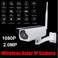 Соларна безжична WIFI IP камера 1080P HD, Водоустойчива система за видеонаблюдение , снимка 5 - IP камери - 30252452