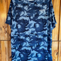 Страхотна силно еластична тениска син камуфлаж, снимка 1 - Тениски - 36561416