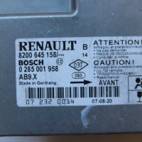 Модул airbag Renault Clio III (2005-2013г.) 8200645158 / 8200 645 158 / 0 285 001 958 / 0285001958, снимка 2 - Части - 38176973