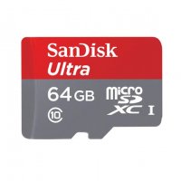 Карта памет SanDisk micro SD UHS-I 64GB, снимка 1 - Карти памет - 29810345