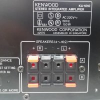 Стерео усилвател KENWOOD KA-1010, снимка 3 - Ресийвъри, усилватели, смесителни пултове - 29518280