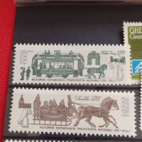 Пощенски марки две серии История на транспорта в Москва СССР/ Гренада 22588, снимка 4 - Филателия - 40444641