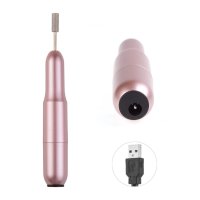 Електрическа писалка за шлифоване на полиране USB Машина за полиране на нокти+Накрайници  20 000 RPM, снимка 6 - Електрически пили за пети - 42400754