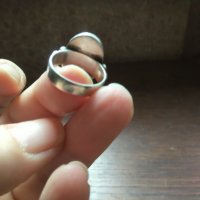 Авторски сребърен пръстен с натурален апатит  , снимка 7 - Пръстени - 30544070