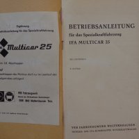 Книга Инструкция за експлуатация на автомобил Мултикар Ифа DDR На Немски език, снимка 2 - Специализирана литература - 37039926