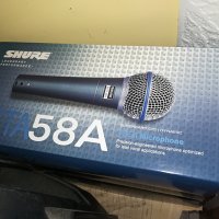 shure beta58a-микрофон с кабел 0101231032, снимка 1 - Микрофони - 39153288