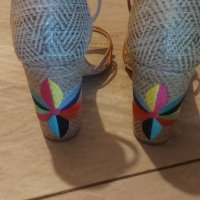 Сандали на висок ток, снимка 2 - Дамски обувки на ток - 37260651