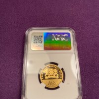 Златна монета 100 лева 2023 г 100 години Богословски факултет, снимка 2 - Нумизматика и бонистика - 44185473