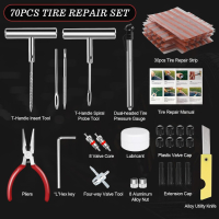 prettop комплект за ремонт на безкамерни гуми, 70 части, снимка 2 - Аксесоари и консумативи - 44767195