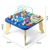 Детска маса с игри с лабиринт на Монтесори

, снимка 5 - Други - 44568532