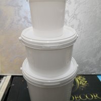 Празни пласмасови кофи - нови, снимка 1 - Кутии за храна - 35085450