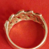 Сребърен пръстен , снимка 4 - Пръстени - 42708437