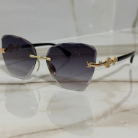 Слънчеви очила със златни елементи LV, снимка 1 - Слънчеви и диоптрични очила - 44751073