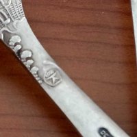 Антикварни руски посребрени вилици мнц, снимка 5 - Антикварни и старинни предмети - 29536668