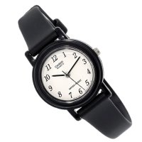 Страхотен нов Casio дамски спортен часовник с черна силиконова каишка., снимка 2 - Дамски - 42540064