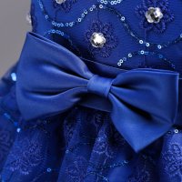Детска рокля тъмно синя размер 170 Ново., снимка 7 - Детски рокли и поли - 29483637