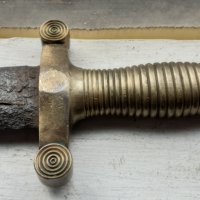 Автентичен стар тесак нож меч сабя ятаган, снимка 6 - Антикварни и старинни предмети - 44481321