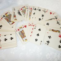 Стари Ретро Карти за Игра, - 52 бр., снимка 1 - Карти за игра - 37169070