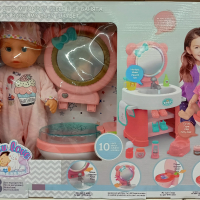 Детска играчка Кукла с гърне -  Бебешки комплект със звуци сватлини и водна функция, снимка 3 - Кукли - 44716477