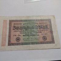 Райх банкнота - Германия - 20 000марки / 1923 година - 17992, снимка 7 - Нумизматика и бонистика - 31024601