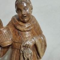 Стара дървена статуетка, снимка 2 - Други ценни предмети - 44231164