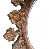 Кръгло, голямо, дизайнерско ръчно изработено огледало за стена., снимка 13 - Огледала - 39624698