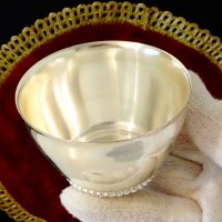 WMF посребрена чаша от бронз, снимка 1 - Антикварни и старинни предмети - 38216434