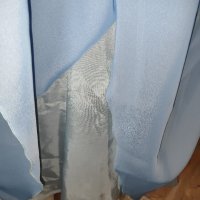 Официална дълга синя рокля р-р S, снимка 3 - Рокли - 40458737