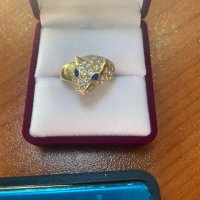 Златен пръстен , снимка 2 - Пръстени - 40857336