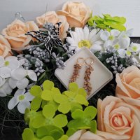 Сапунени цветя в дървена кутия с надписи по ваше желание , снимка 2 - Подаръци за жени - 35506219