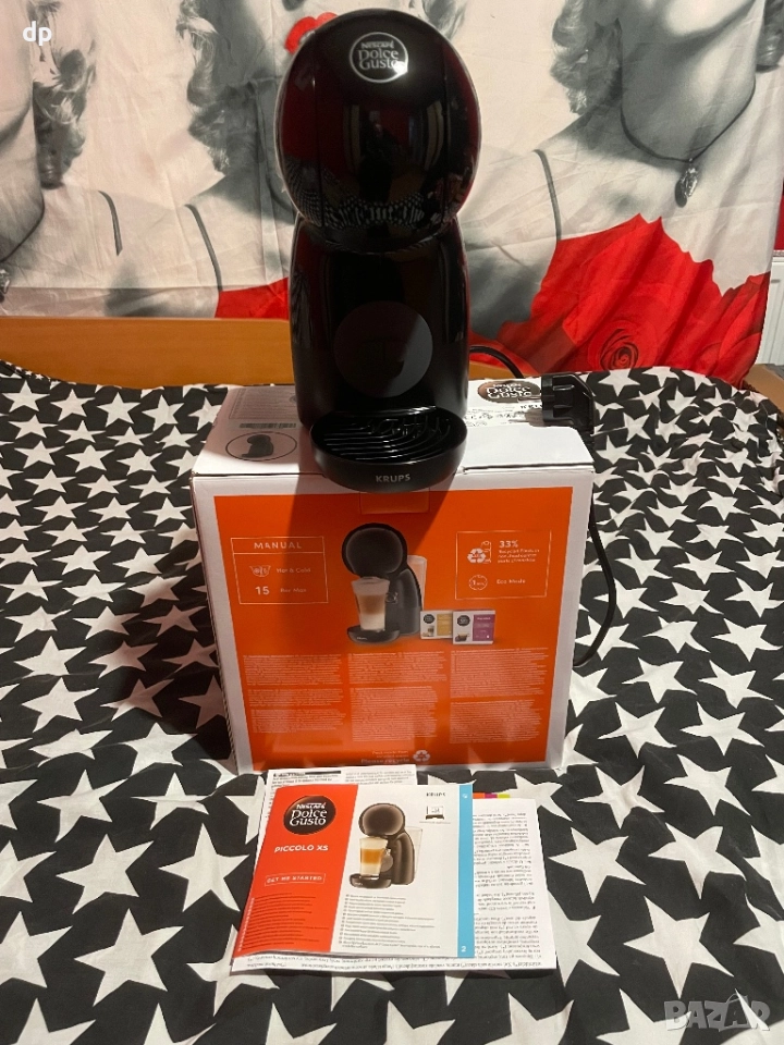 Чисто нова Кафемашина Krups KP1A3B10 PICCOLO, С капсули, снимка 1