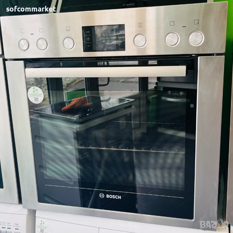 Комплект за вграждане: Фурна Bosch HEG73B450 + Индукционен плот, снимка 1