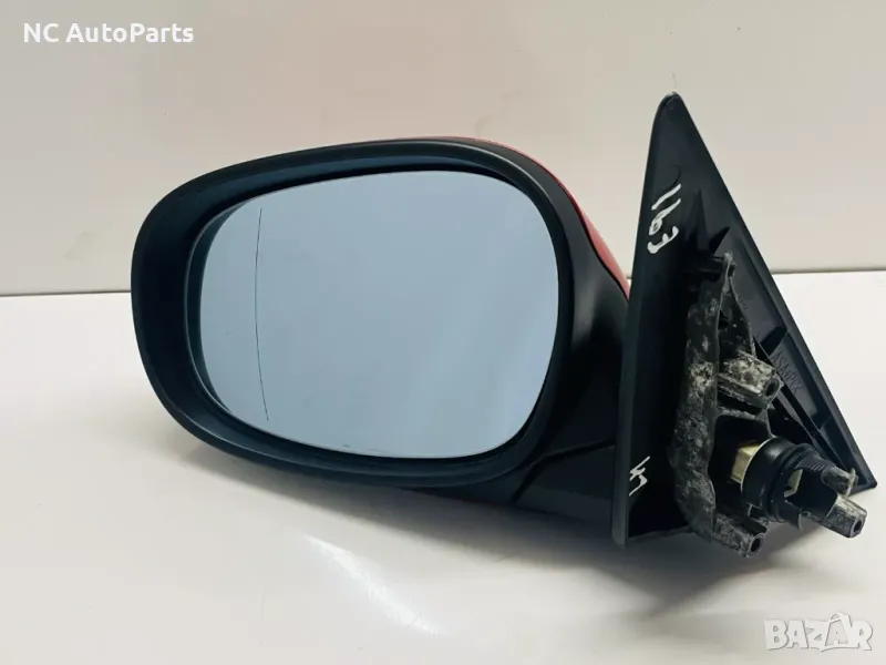Огледало ляво червено ОРИГИНАЛНО за BMW БМВ 3та серия Е90 Е91 F0142115 2008, снимка 1