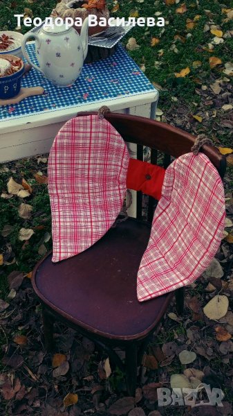 Декоративна възглавничка "Крилца" за стол. , снимка 1