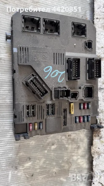 Контролен Модул (Бушонно Табло BSI / BSM ) за Peugeot 206 - 9650584680, снимка 1