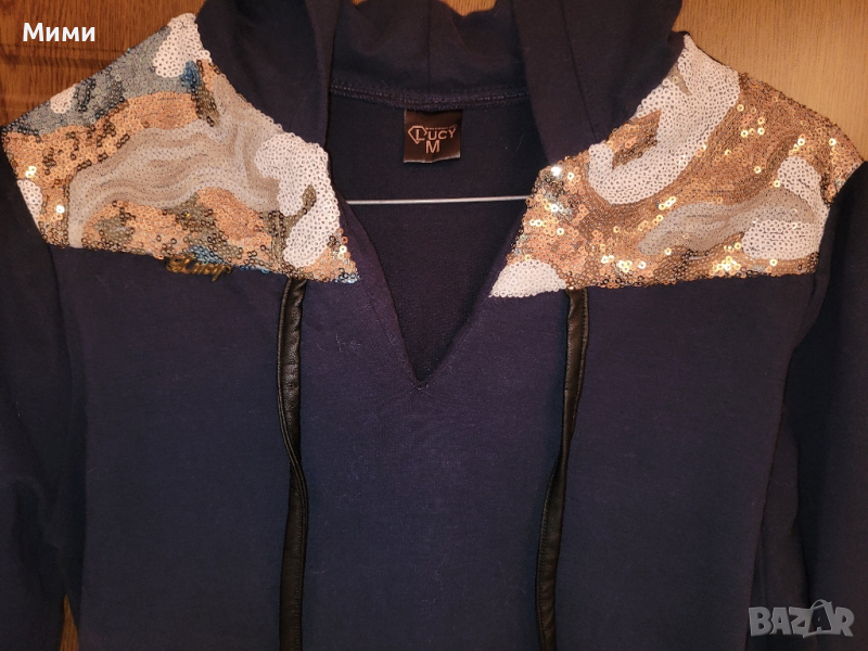 Тъмно синя туника Lucy, снимка 1