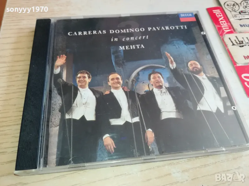 CARRERAS DOMINGO PAVAROTTI-original cd-внос germany 0303251643, снимка 1