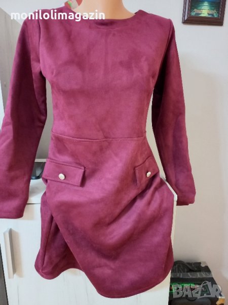 Нова дамска рокля от плътна еластична материя, с етикета, снимка 1