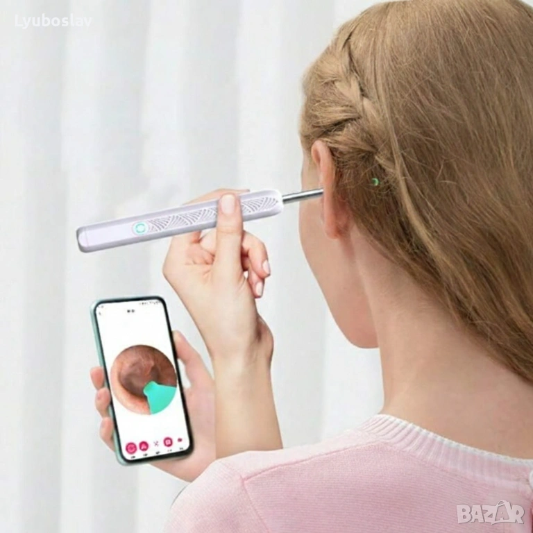 Смарт уред за уши с HD камера – Виж всичко на телефона си! 📱✨, снимка 1