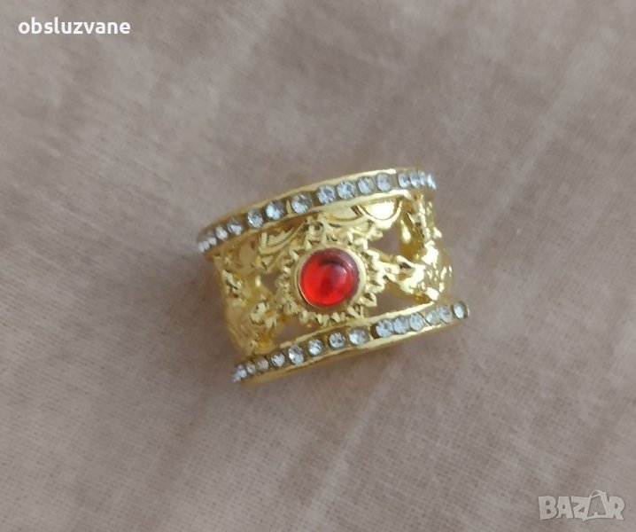 Пръстен-халка с рубин 💥, снимка 1