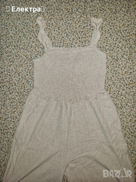 Красив гащеризон в размер L с ханш 112. Цвят - бежово., снимка 1