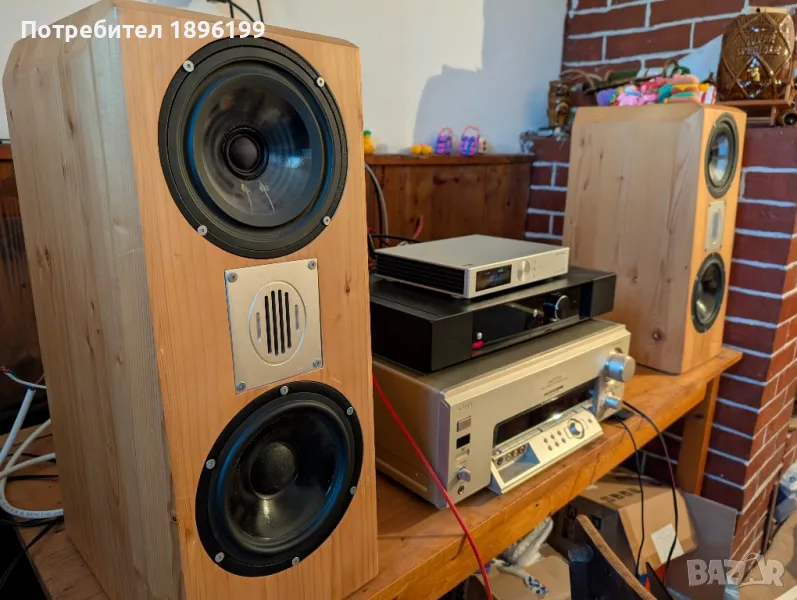 ОТ Тонколони с говорители Seas и HiVi, снимка 1