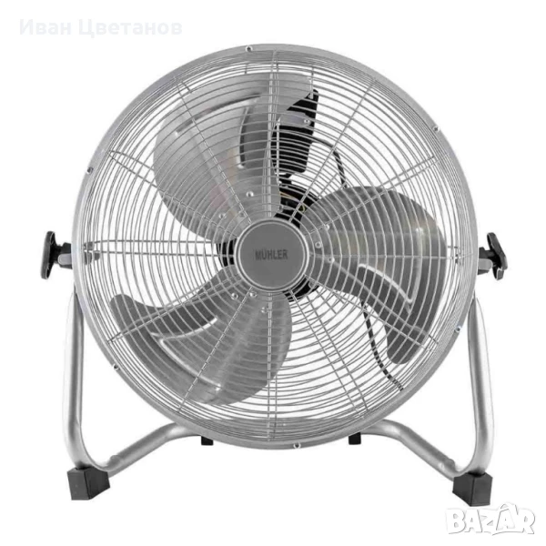 Вентилатор подов Muhler, 60W, индустриален, метален, снимка 1