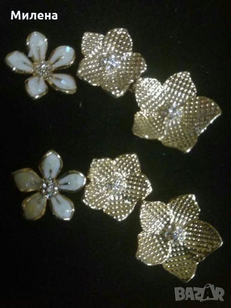 Два чифта обици в четири варианта за носене, снимка 1