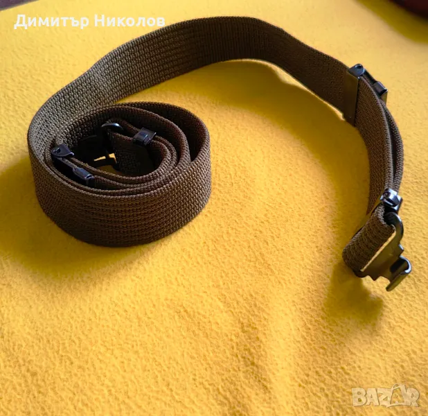 Колан текстилен зелен, снимка 1