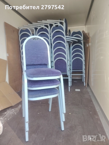 Метални стифиращи столове А142, снимка 1